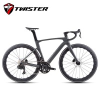 TWISTER CYCLONE-3rd WheelTop EDS TX – 24-speed Wireless electronic speed change Disc brake Carbon fiber road bike