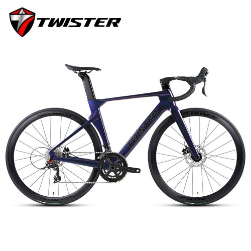 TWISTER R10- Disc brake aluminum alloy wheel carbon fiber road bike