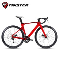 TWISTER R5PRO Aluminum Alloy Wheel Disc Brake Carbon Fiber Road Bike