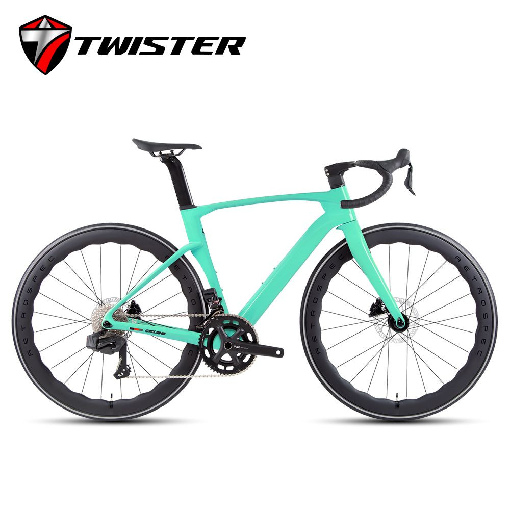 TWISTER CYCLONE-3rd WheelTop EDS TX – 24-speed Wireless electronic speed change Disc brake Carbon fiber road bike