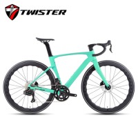 TWISTER CYCLONE-3rd WheelTop EDS TX – 24-speed Wireless electronic speed change Disc brake Carbon fiber road bike