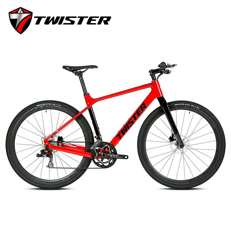 TWISTER Gravel X -PB (Hybrid) Flat Bars Handlebar Disc brake Carbon fiber road bike