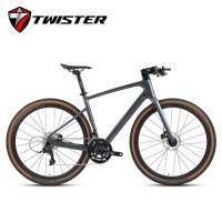 TWISTER Gravel V1-PB (Hybrid) Flat Bars Handlebar Disc brake Carbon fiber road bike