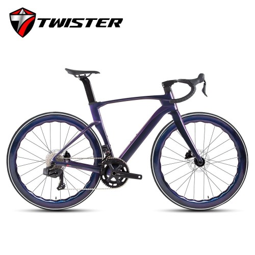 TWISTER CYCLONE-3rd WheelTop EDS TX – 24-speed Wireless electronic speed change Disc brake Carbon fiber road bike