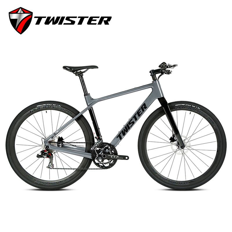 TWISTER Gravel X -PB (Hybrid) Flat Bars Handlebar Disc brake Carbon fiber road bike