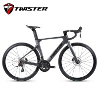 TWISTER R10- Disc brake aluminum alloy wheel carbon fiber road bike